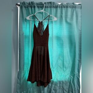 Brown semi formal dress